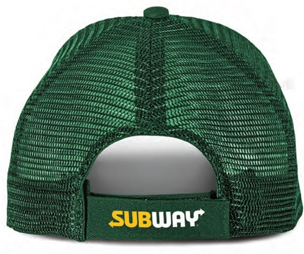 Outrageous Apparel. GREEN SUBWAY MESH BACK HAT